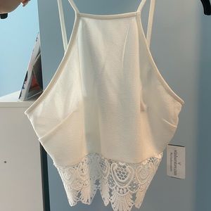 Windsor white crop top